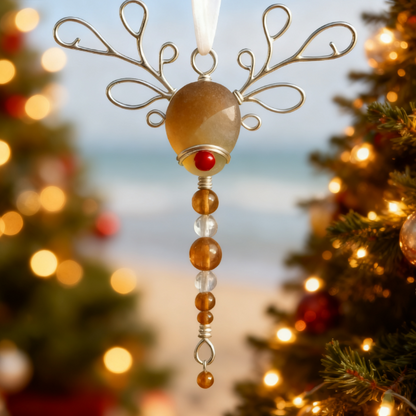 🎄 Early Christmas Deal — Save Up to 30%! — Handcrafted Sea Glass Christmas Ornament