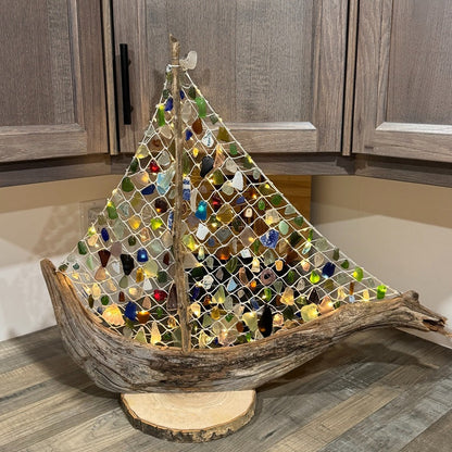 🔥Final Inventory 70% OFF🌊 Sea Glass Boat