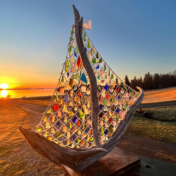 🔥Final Inventory 70% OFF🌊 Sea Glass Boat