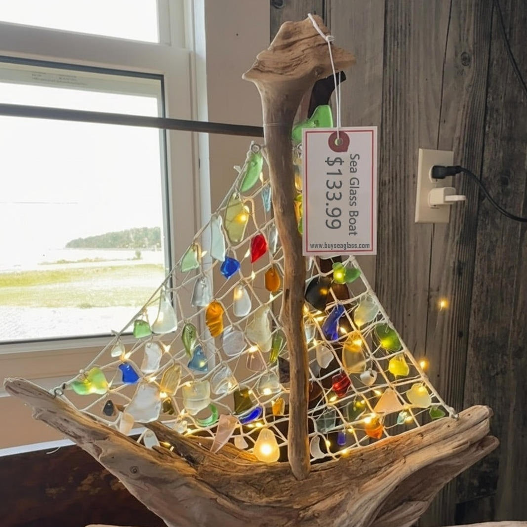 🔥Final Inventory 70% OFF🌊 Sea Glass Boat